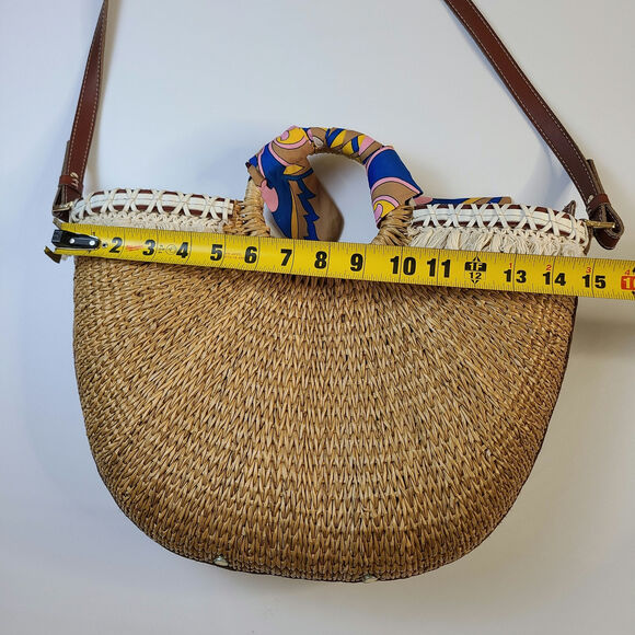 Sam Edelman Straw Tote Handbag - Picture 11 of 13